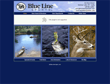 Tablet Screenshot of bluelinesportsllc.com